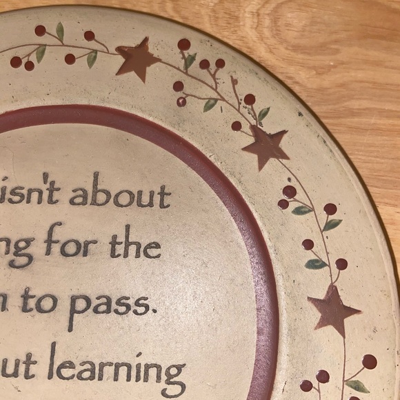 Decorative Quoted Plate - Picture 4 of 4
